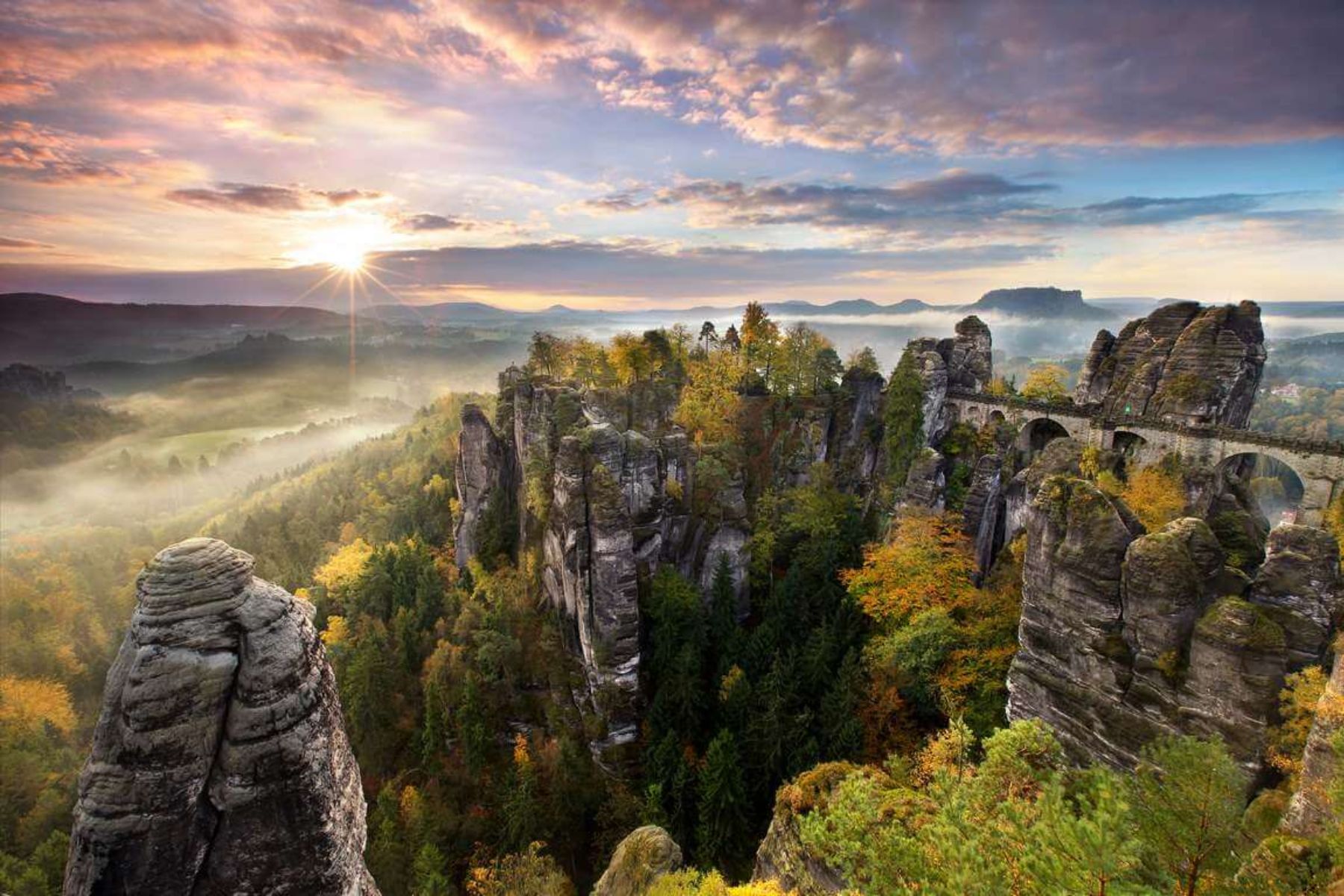 Hike in the Saxon Switzerland National Park