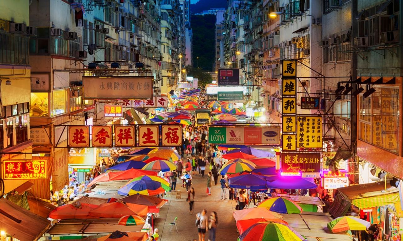 Walk around the Mong Kok markets